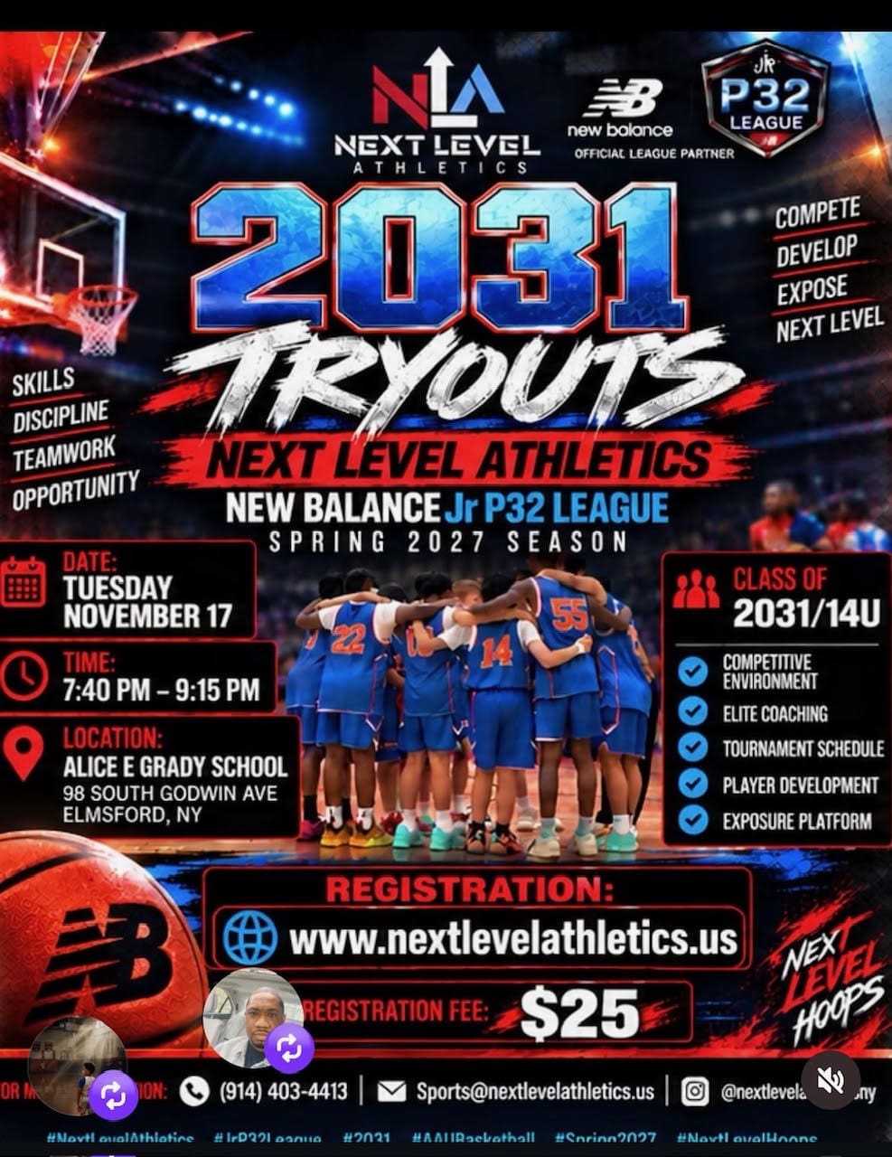 Next Level - new balance tryout class of 2031